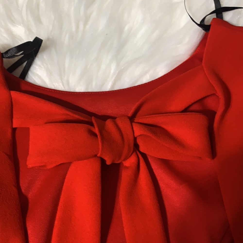 🆕B DARLIN Womens Red Short Sleeve Dress - Picture 7 of 13